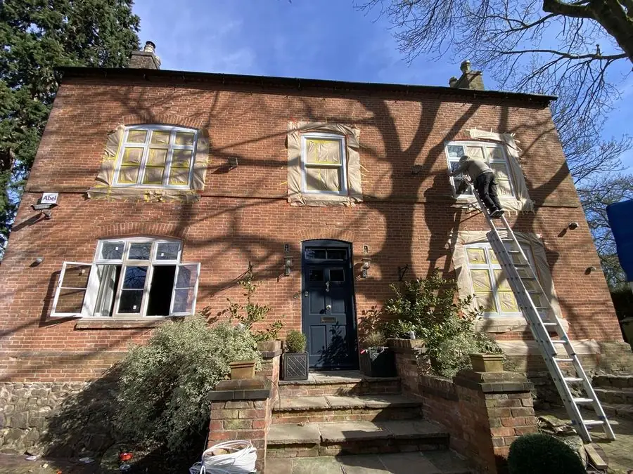 Casement window restoration and vacuum double glazing in Leicestershire — project photo