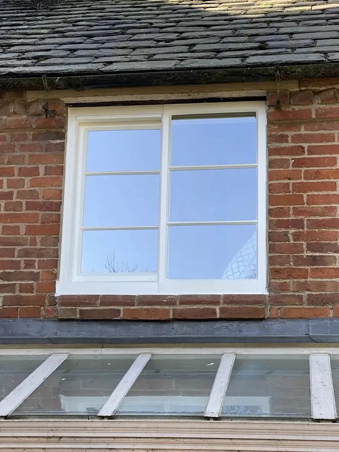 Casement window restoration and vacuum double glazing in Leicestershire — project photo