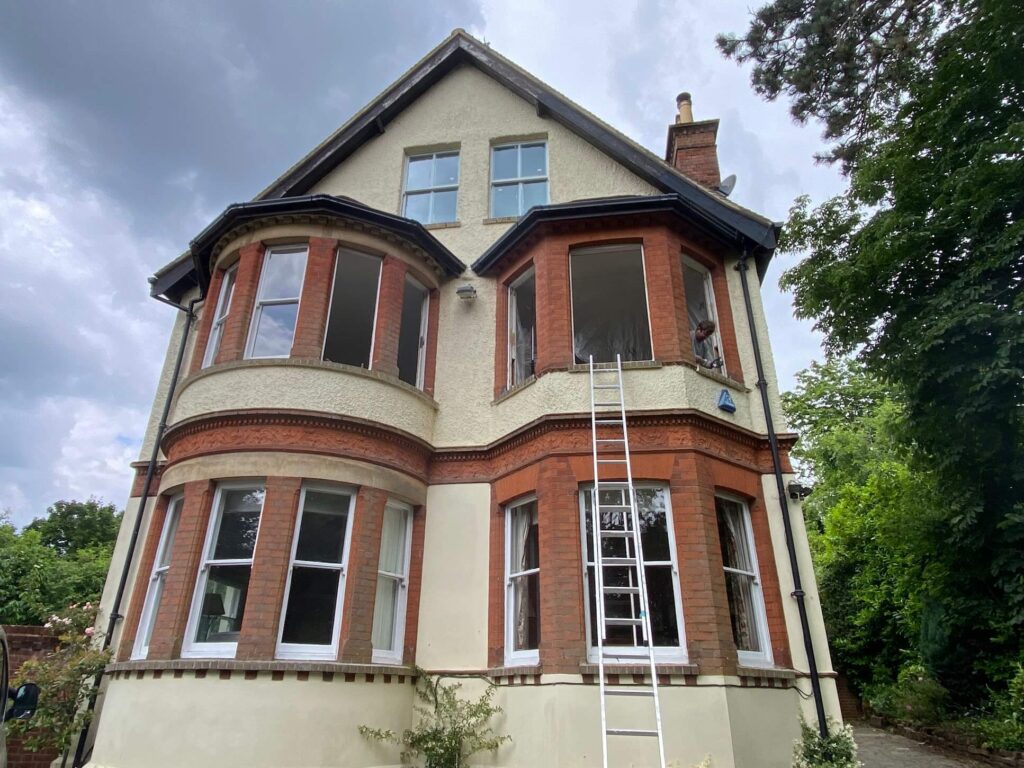 Bishop’s Stortford sash window reglazing