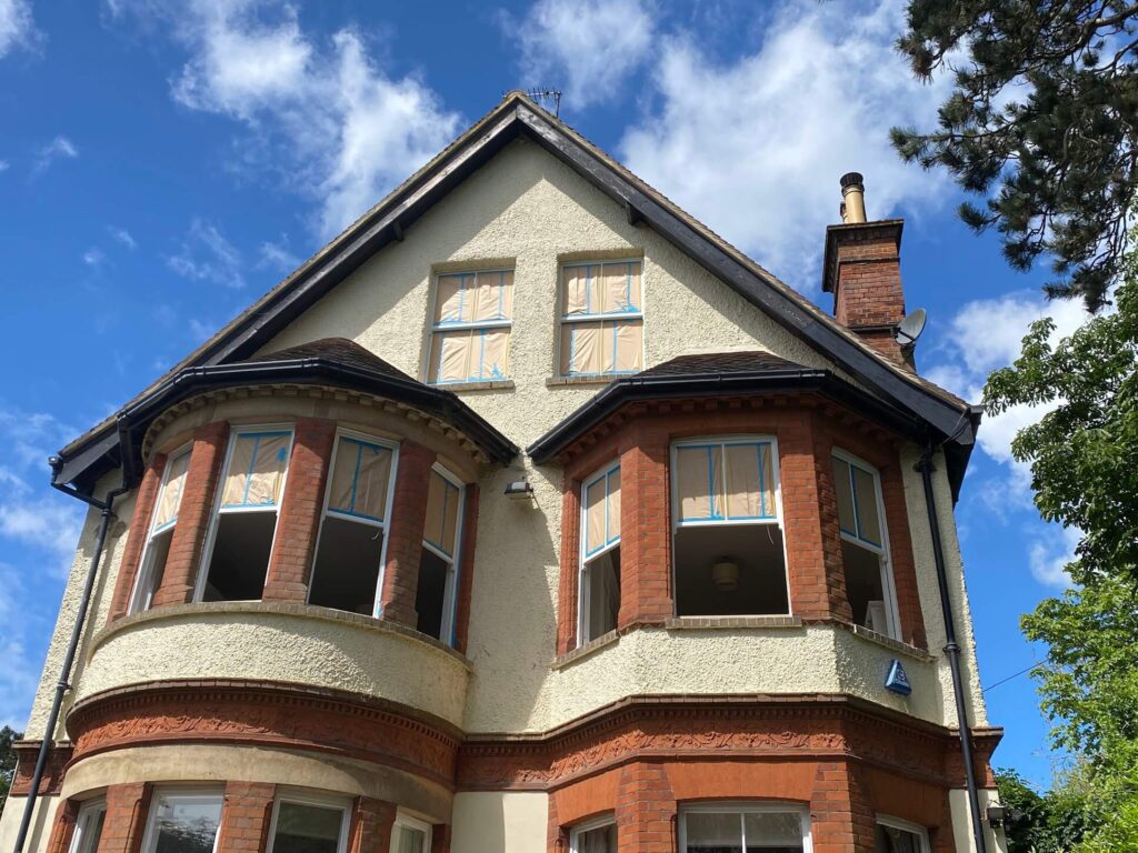 Bishop’s Stortford sash window restoration and painting