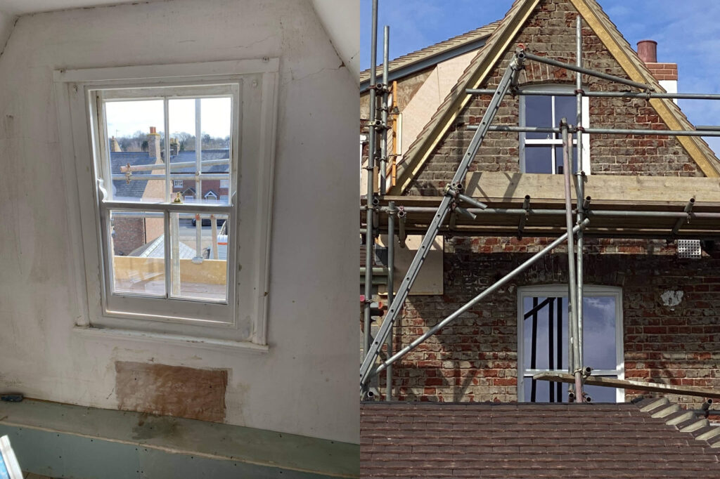 loft sash window double glazing Harpenden