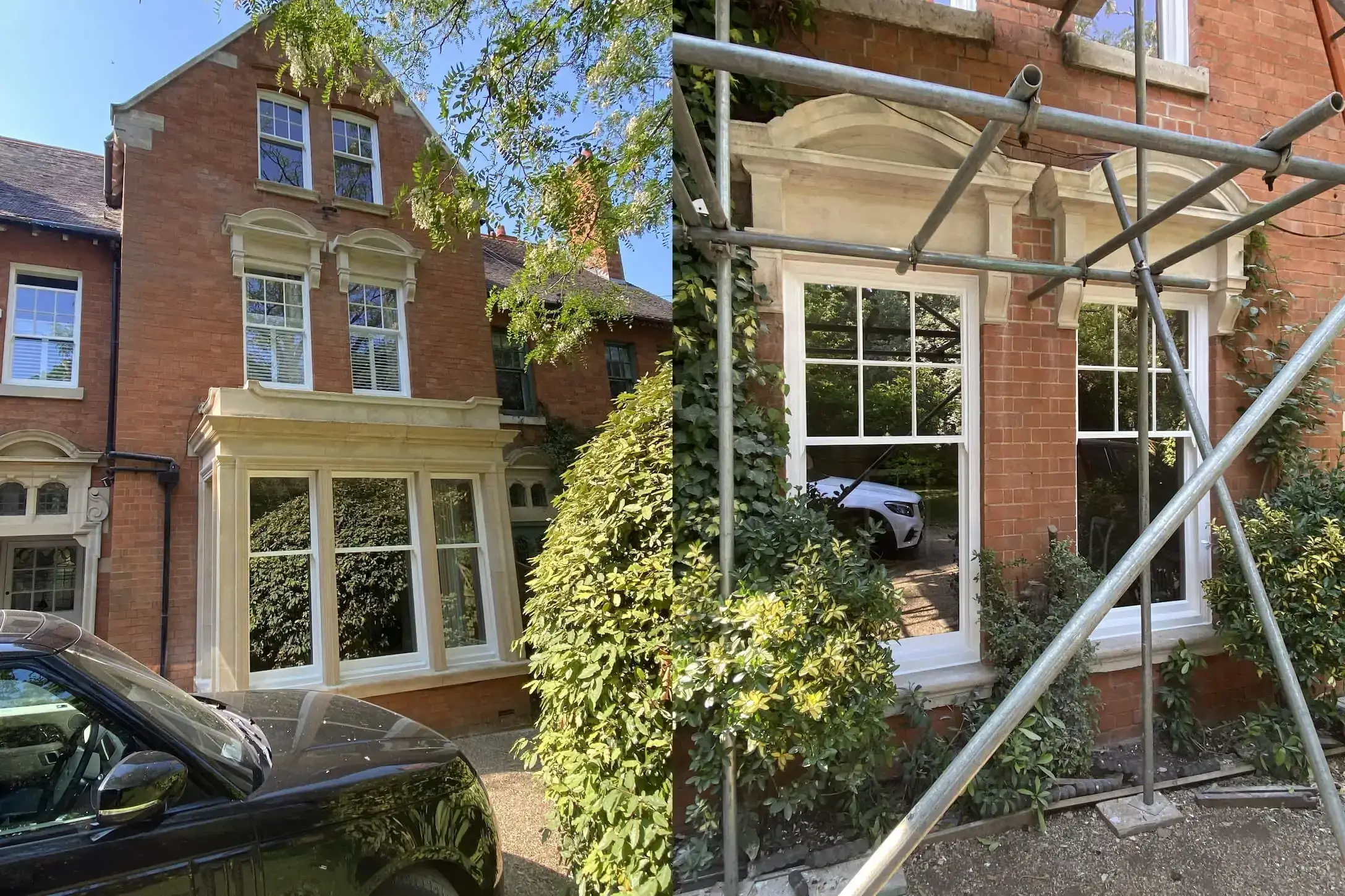 Sash windows restoration & reglazing in Northamptonshire