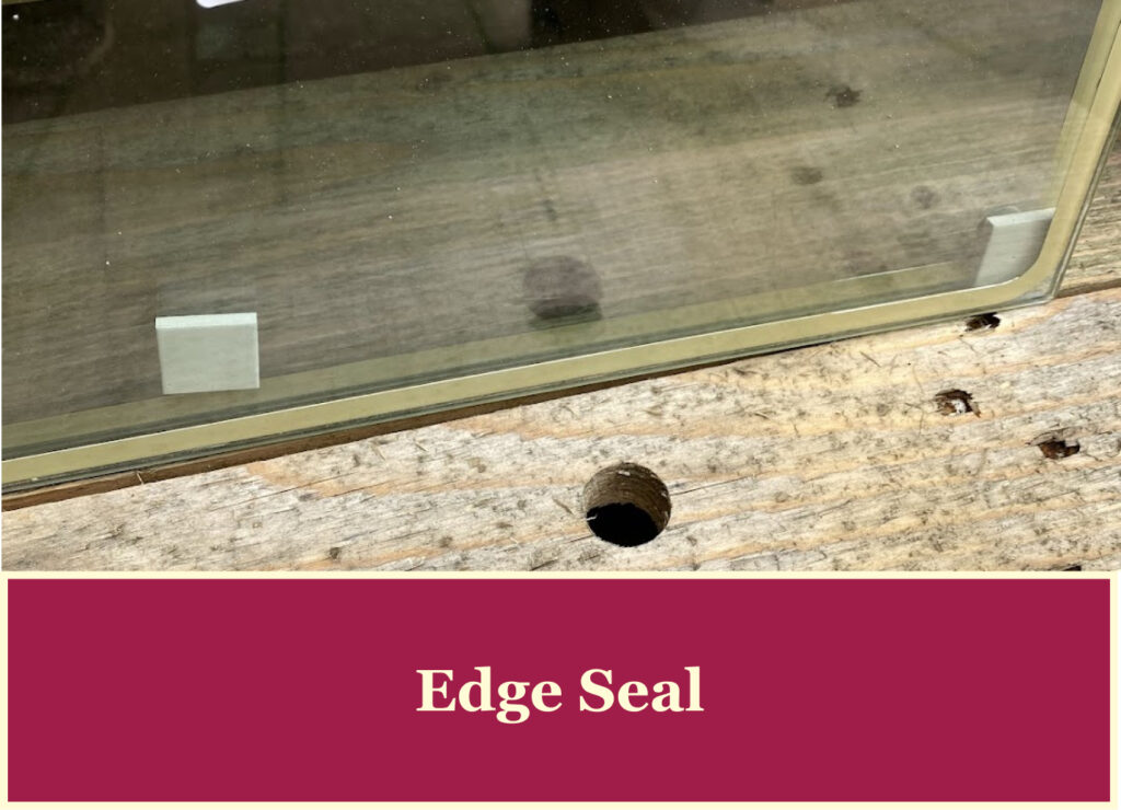 Edge Seal vacuum glazing