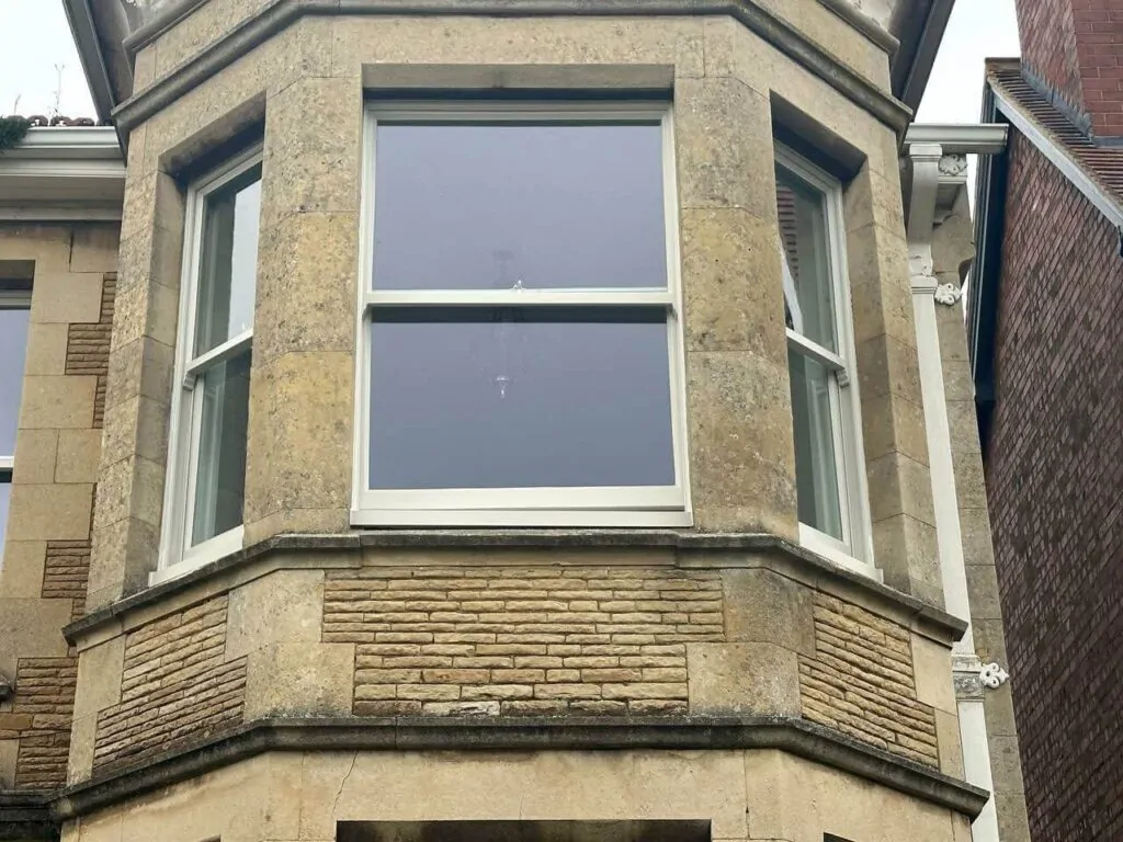 double glazed bay windows with VIG