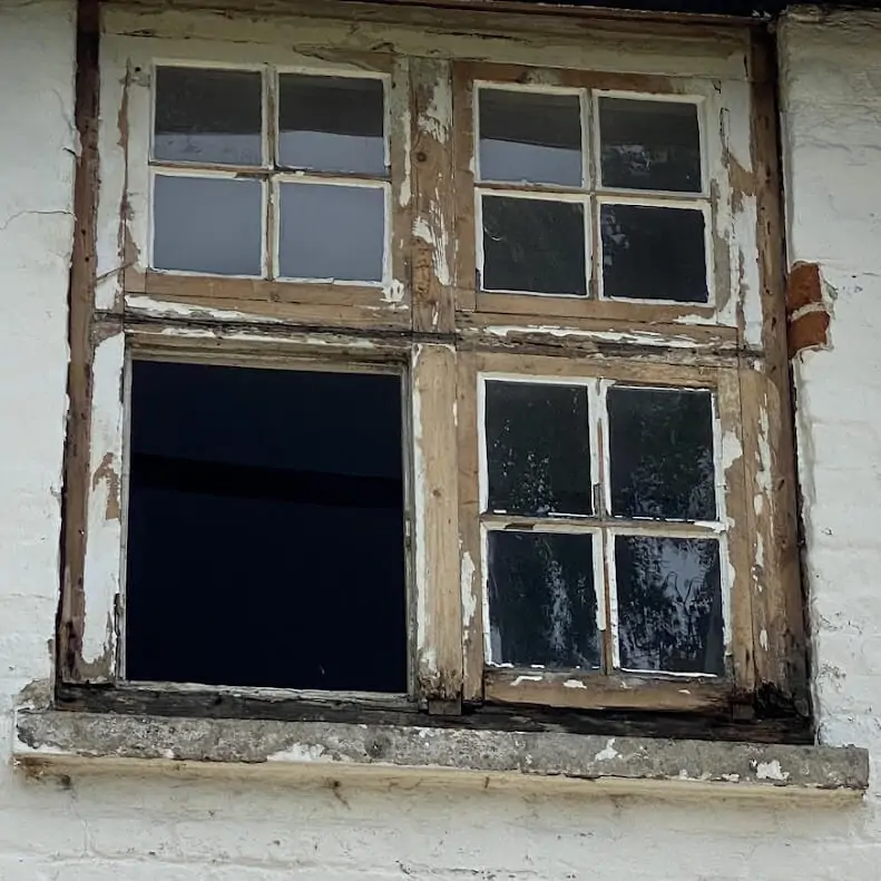 Rotten window frames